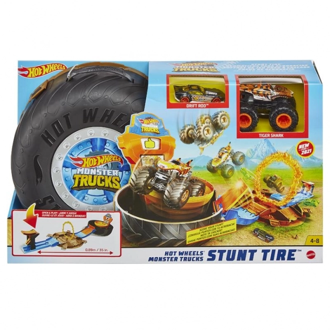 HotWheels Monster Trucks cascadorii - set de joacă