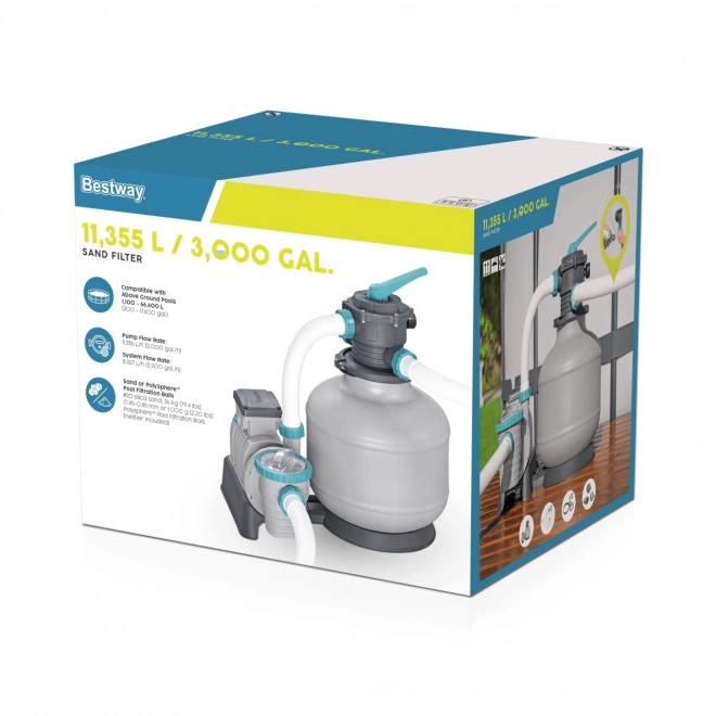 Filtrare puternică cu nisip pentru piscine Bestway