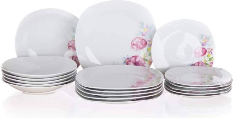 Formă modernă și decor floral delicat