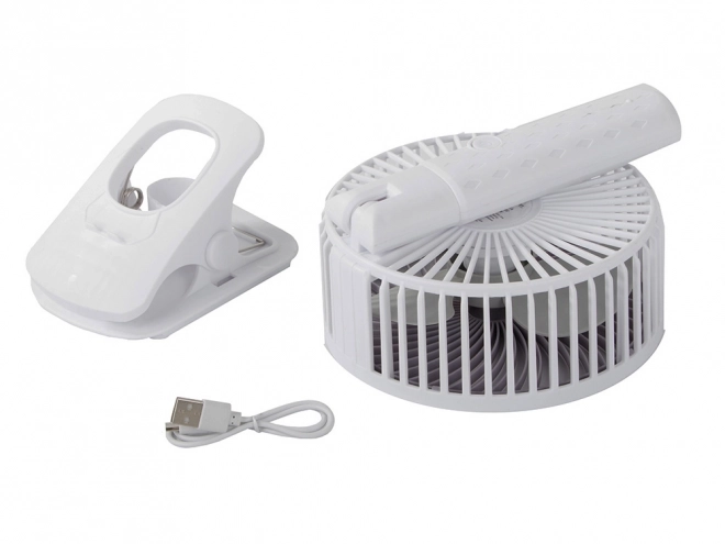 Ventilator de masă pliabil wireless cu clemă