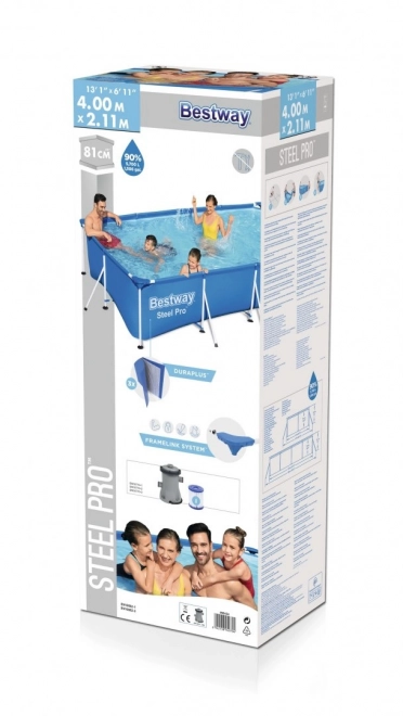 Piscină montabilă Bestway Steel Pro 400 x 211 x 81 cm