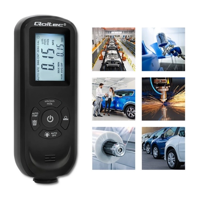 Aparat de măsurat grosimea vopselei cu ecran LCD retroiluminat