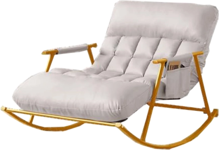 Bază metalică aurie pentru legănare lină