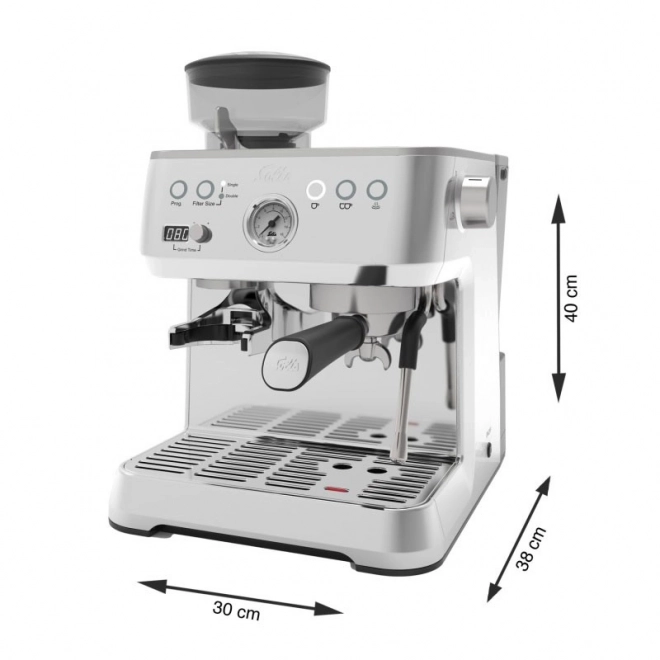 Espressor Solis Grind & Infuse Perfetta argintiu