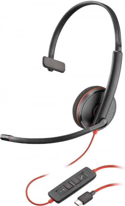 Căști mono Blackwire 3210 cu USB-C/A