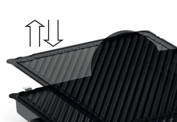Grătar electric 3 în 1 cu control individual al temperaturii