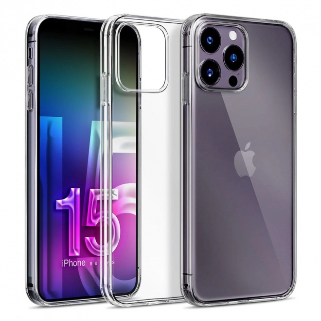 Etui transparent pentru iPhone 15 Pro