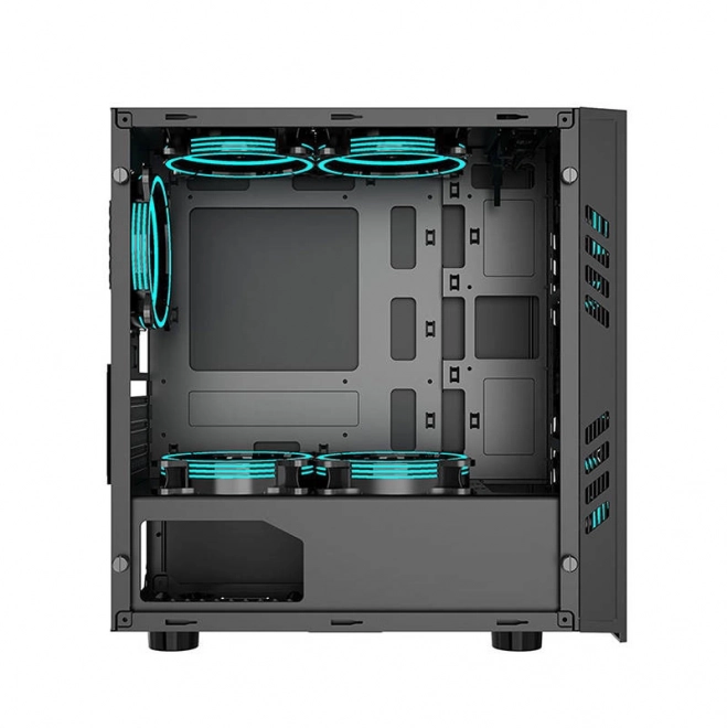Carcasa PC Darkflash Tehnologie Neagră Mini Micro-ATX