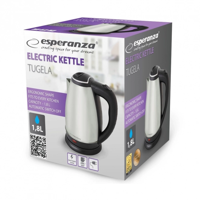 Cana de fierbător electric inox Tugela 1.8L
