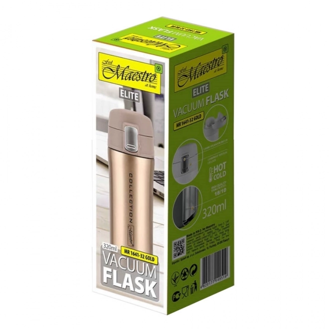 Cana termică din inox 320 ml aurie