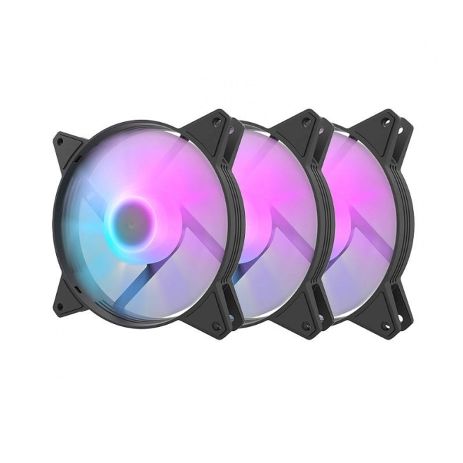Set ventilatoare pentru computer Darkflash C6 RGB 3 în 1