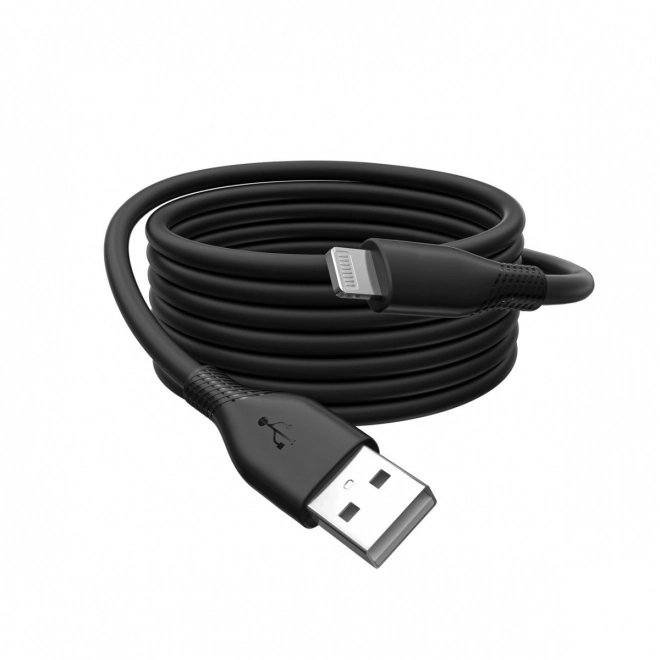 Cablu de încărcare rapidă USB-A la Lightning din silicon