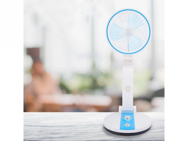 Ventilator pliabil portabil cu lumină LED și încărcare USB