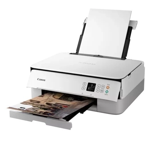 Imprimantă cu jet de cerneală multifuncțională Canon PIXMA TS5351i albă