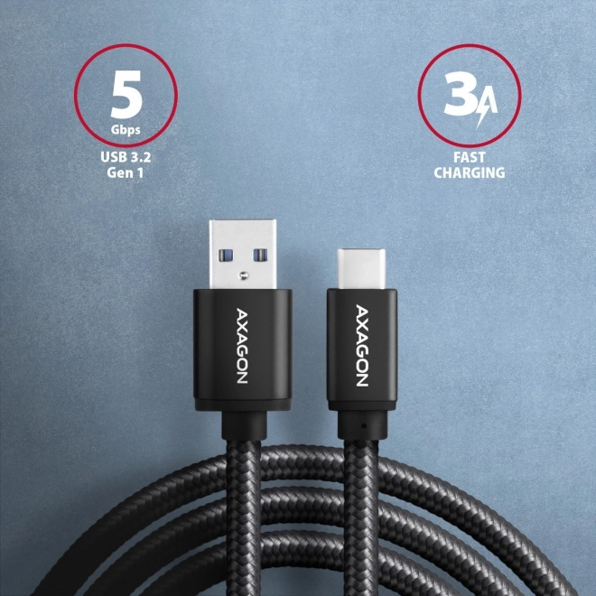 Cablu USB-C - USB-A 3.2 Gen 1 de 2 metri
