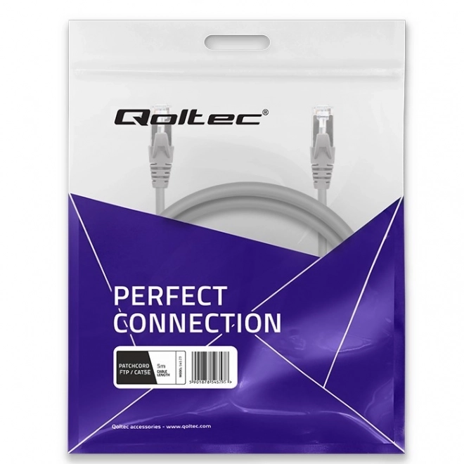 Cablu patchcord FTP cat 5e 5m