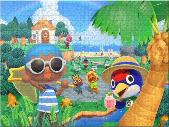 Motiv colorat din Animal Crossing