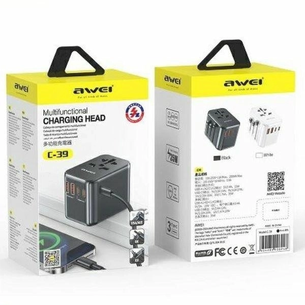 Încărcător universal de călătorie 4 în 1 GaN 35W cu multiple adaptoare