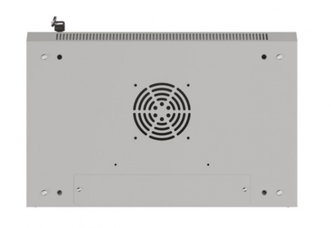 Dulap rack de instalare Lanberg 6U 540x350 gri cu uși de sticlă