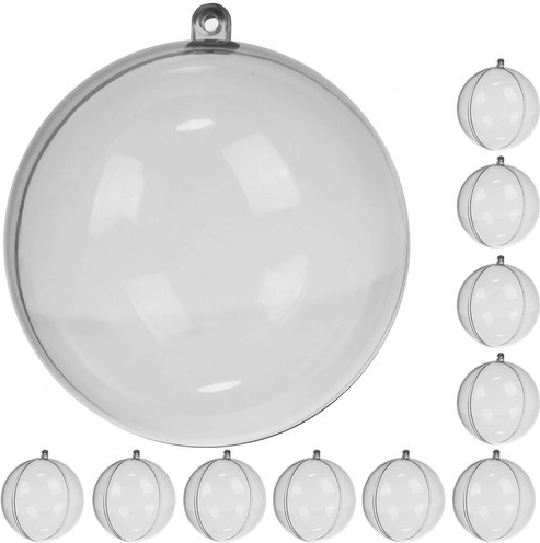 Bile transparente pliabile 10 cm, set 10 buc RUHHY