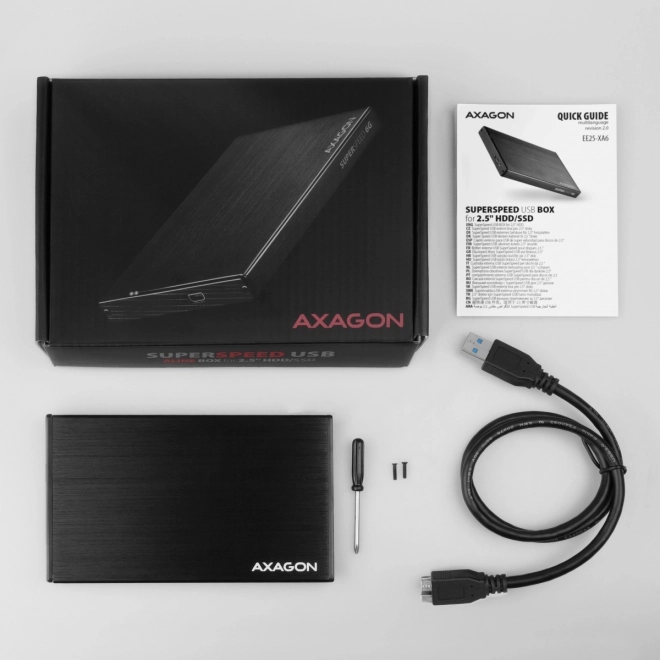 Carcasă externă din aluminiu USB 3.2 SATA 6G 2.5"
