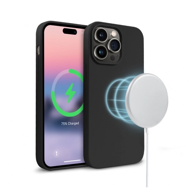 Carcasă Magnetică Neagră pentru iPhone 14 Pro Max cu MagSafe