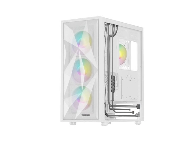 Carcasă pc Genesis Diaxid 605 ARGB Midi Tower Alb