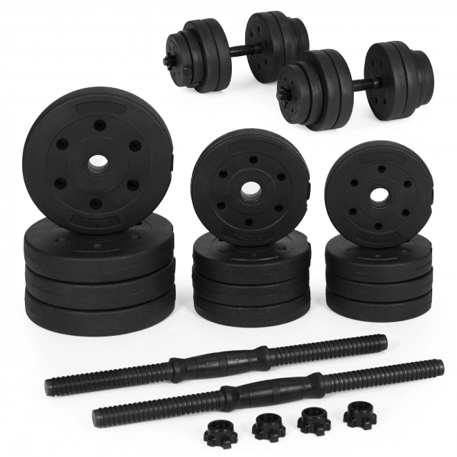 Set gantere ajustabile 20 kg pentru exerciții de forță