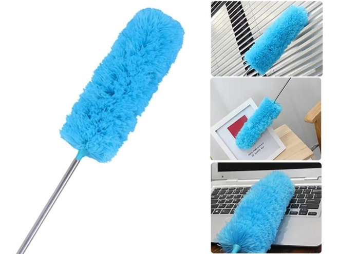 Perie pentru praf 88 cm albastră