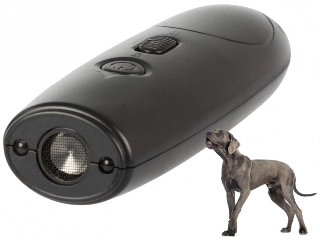 Dispozitiv ultrasonic pentru dresaj câini 2 în 1 cu lanternă