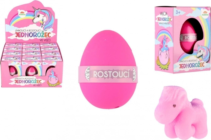 Unicorn care eclozează și crește din ou 6 cm – surpriză magică pentru copii
