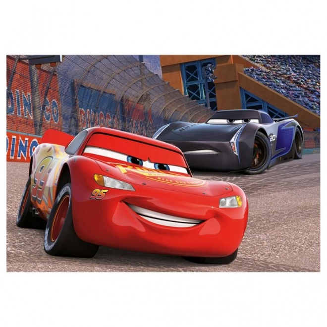 Puzzle Dino Auta: Cursa Blițului McQueen 2x77 piese
