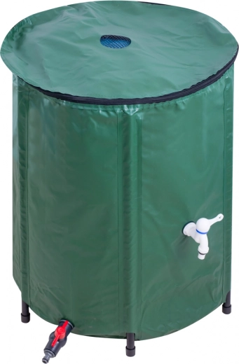 Apă de ploaie curată datorită capacului cu plasă și fermoar