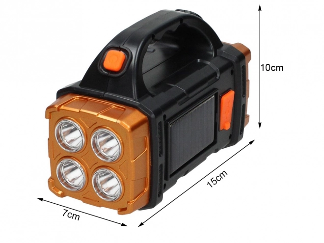 Lampa solară portabilă cu LED și încărcător