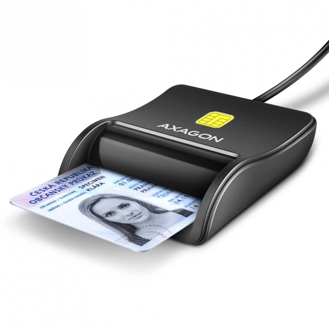 Cititor de carduri USB AXAGON cu Smart card