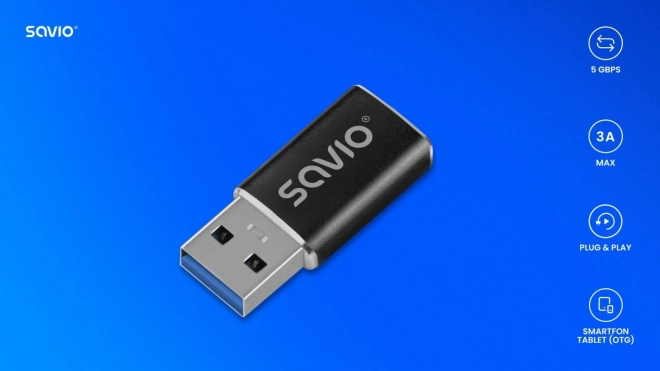 Adaptor USB-C la USB-A de mare viteză Savio