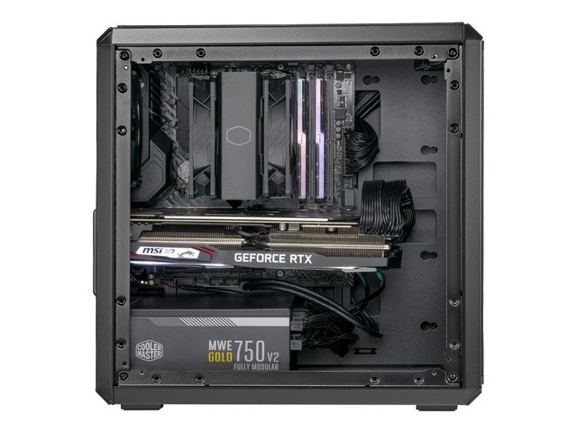 Carcasă cu geam MasterBox Q300L V2 neagră