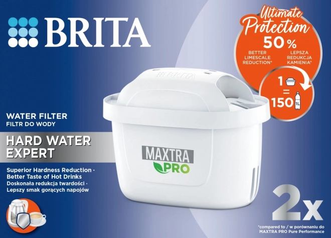 Cărțișor schimb BRITA Maxtra Pro Expert în Apă Dură 2 bucăți