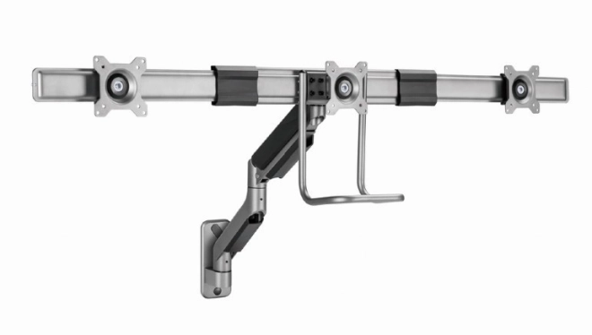 Suport de perete pentru trei monitoare 17-27 inch