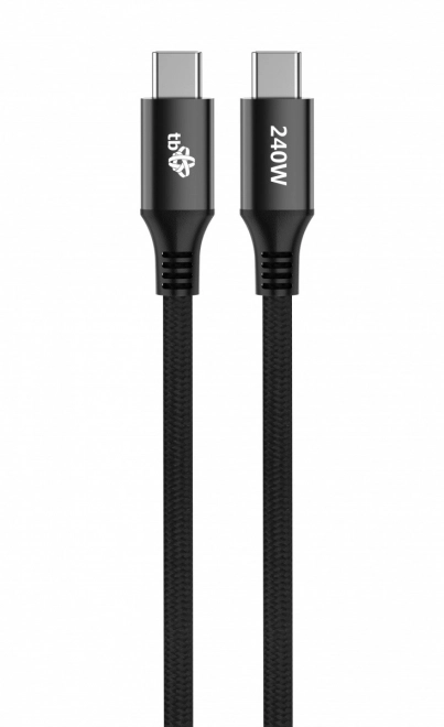 Cablul USB C - USB C 1m 240W negru