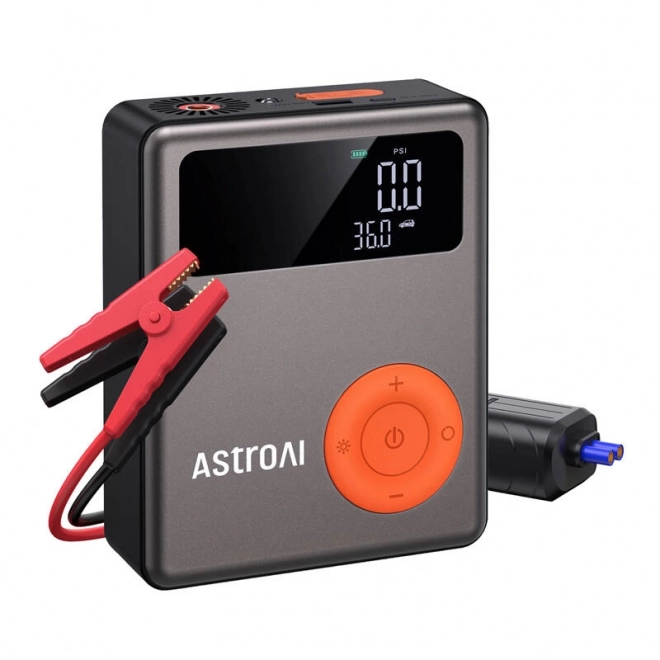 Starter de urgență 4 în 1, compresor pneuri și powerbank AstroAI