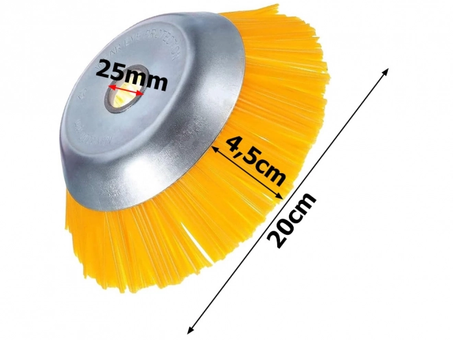 Perie de nailon pentru curățarea dalelor - 200 mm