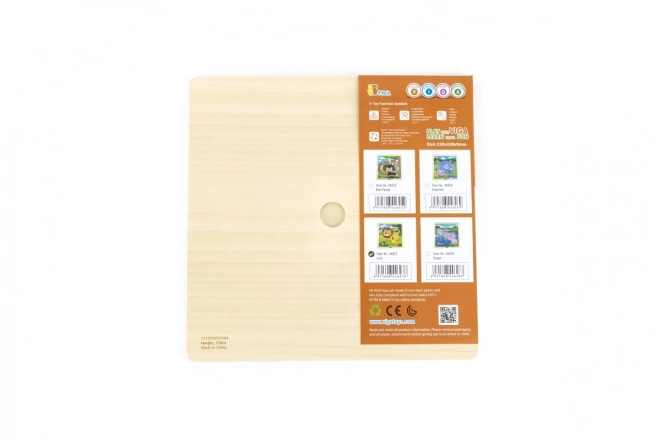 Puzzle din lemn cu 9 piese Leii