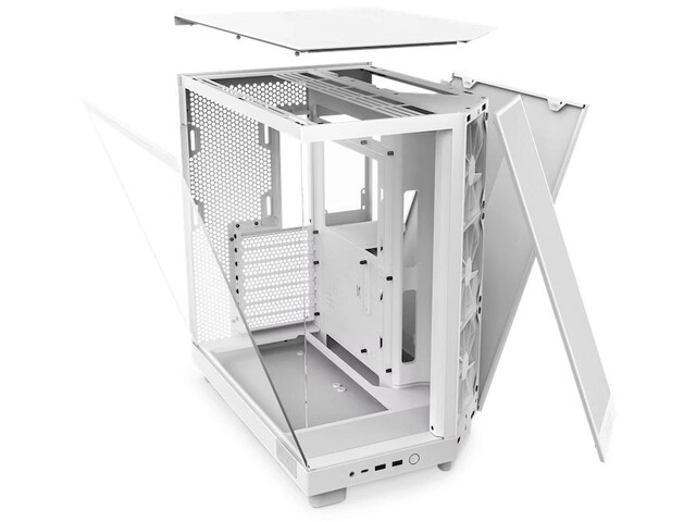 Carcasă NZXT H6 Flow cu fereastră albă