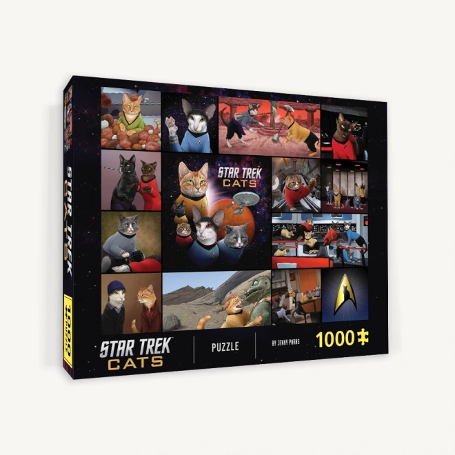Puzzle Cărți Chronicle Star Trek pisici 1000 de piese