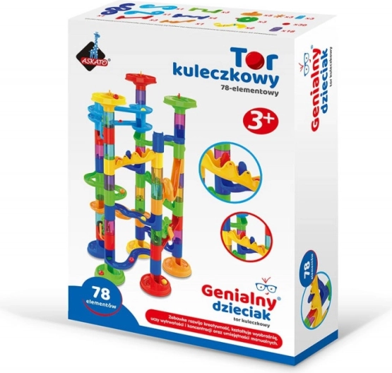 Set pistă cu bile - 78 de piese