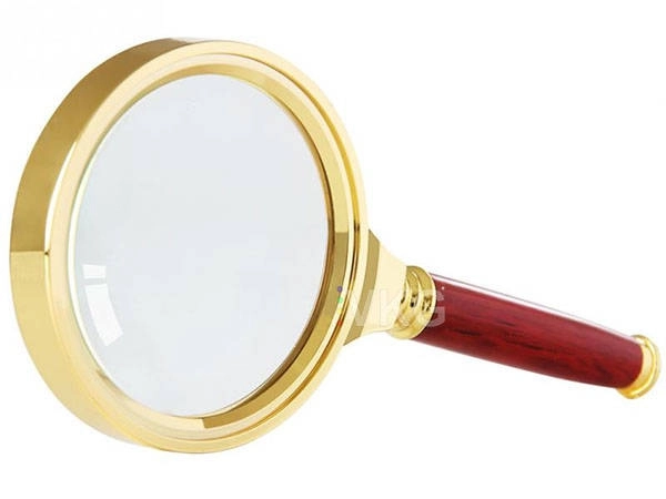 MANIPULARE CLASICĂ LUPA 80mm STICLĂ AURIE ELEGANTĂ