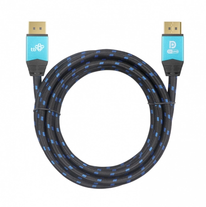 Cablu DisplayPort 8K UHD cu conectori albaștri 2 m