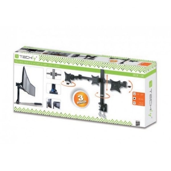 Suport birou LCD/LED pentru trei monitoare 13-24 inch