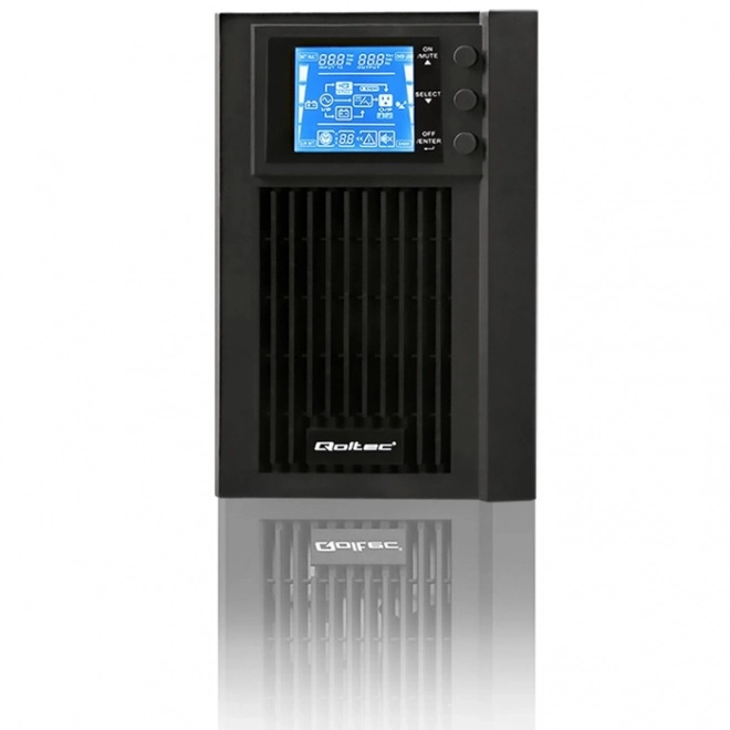 Zasilator UPS pur ondă sinusoida curată 1KVA 800W cu ecran LCD și USB